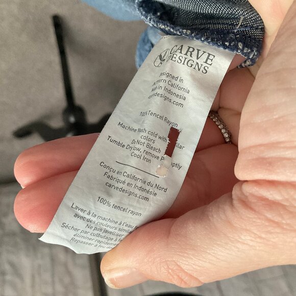 Carve Designs Women's Size Large Hadley Tencel Dress - Picture 6 of 6